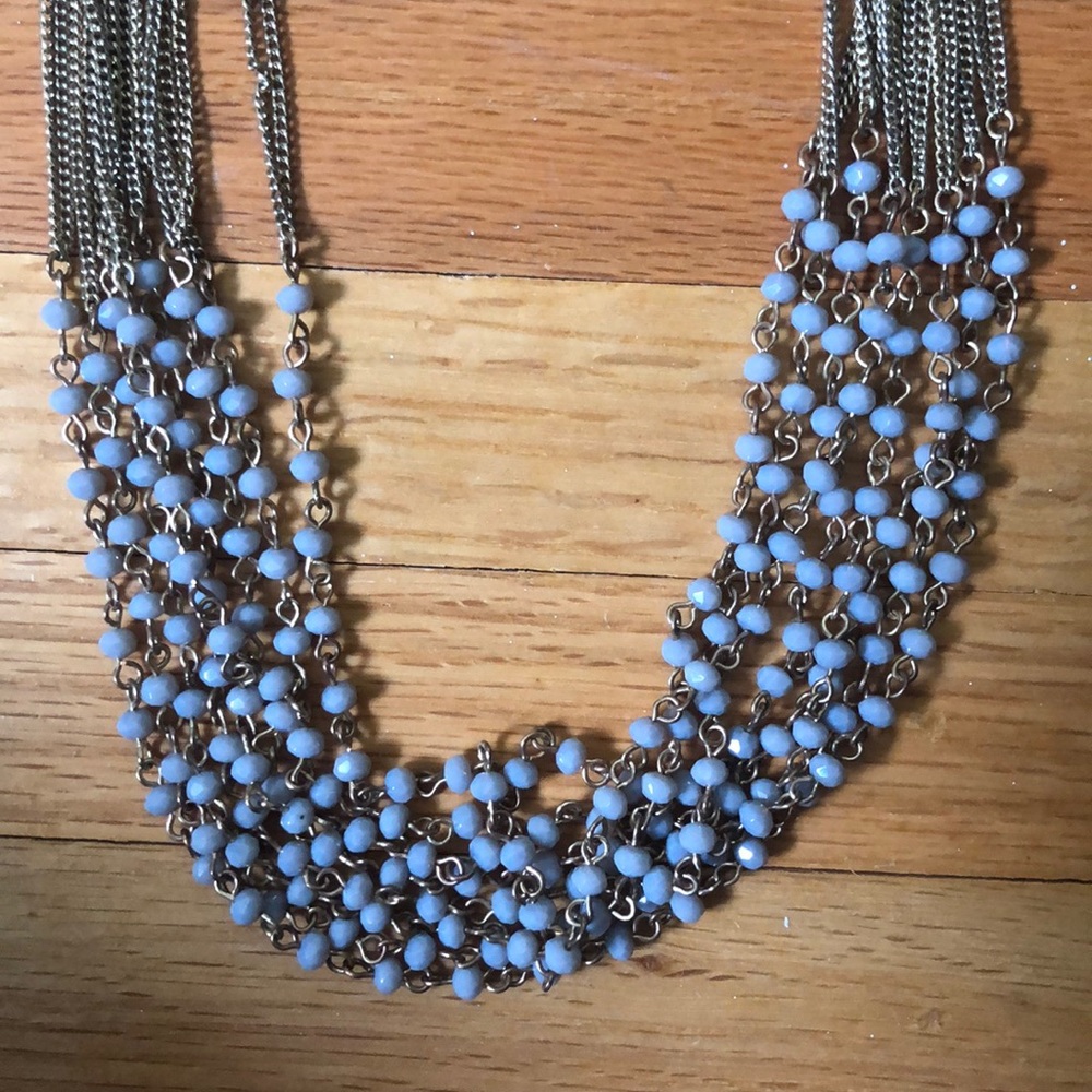 🫐3 for $15🫐 Multi-layered beaded statement necklace